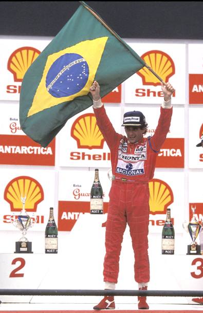 Nella seconda gara del campionato del 1991 Ayrton Senna ottenne il risultato pi importante. Infatti quella in Brasile del 24 marzo fu la sua prima vittoria 